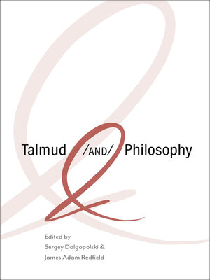 cover image of Talmud and Philosophy